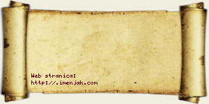 Jana Karadžić vizit kartica